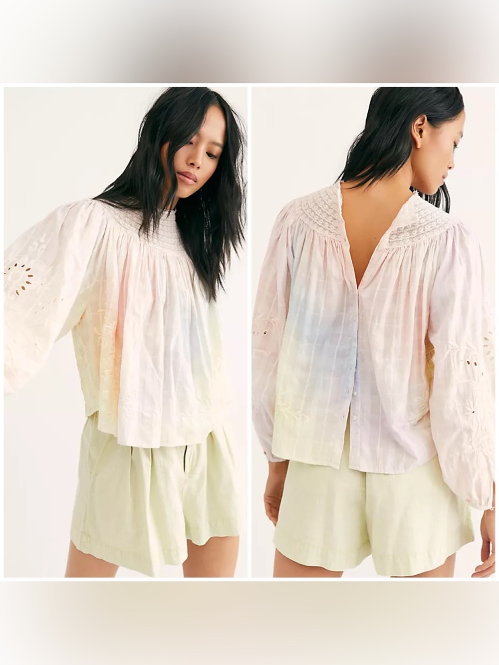 NWT LoveShackFancy Tommy Tie Dye Top M